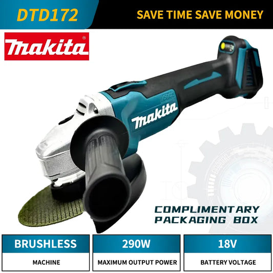 Makita 100/125mm electric Angle grinder power tool 18V